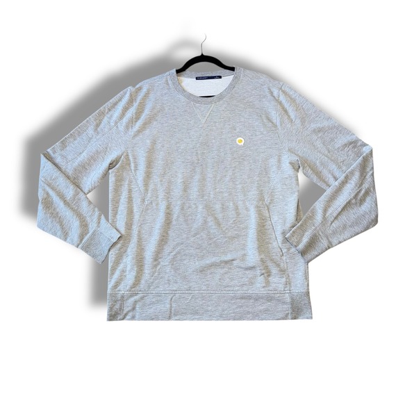 B DRADDY Mens Grey Crewneck Sweatshirt Pullover Casual Everyday Size L - Picture 1 of 5